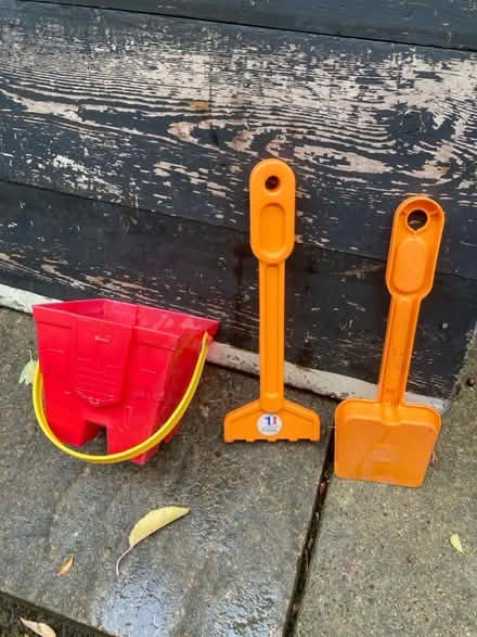 Photo of free Small sand castle bucket and tools (Oldfield Park BA2) #1