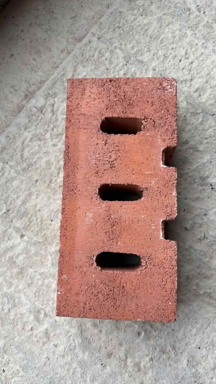 Photo of free red perforated clay bricks (Imjin Barracks GL3) #1