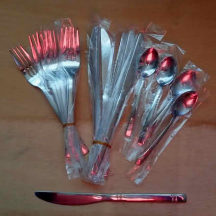 Photo of free set of steel cutlery (New Marston OX3) #1