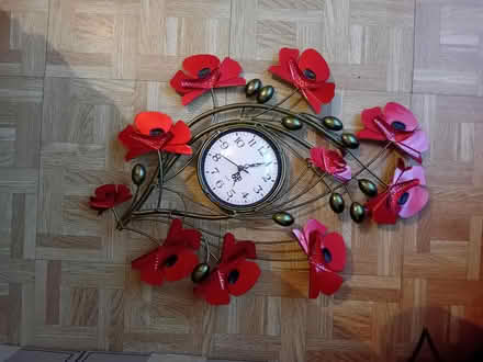 Photo of free Red decorative clock (Rose Hill OX4) #1