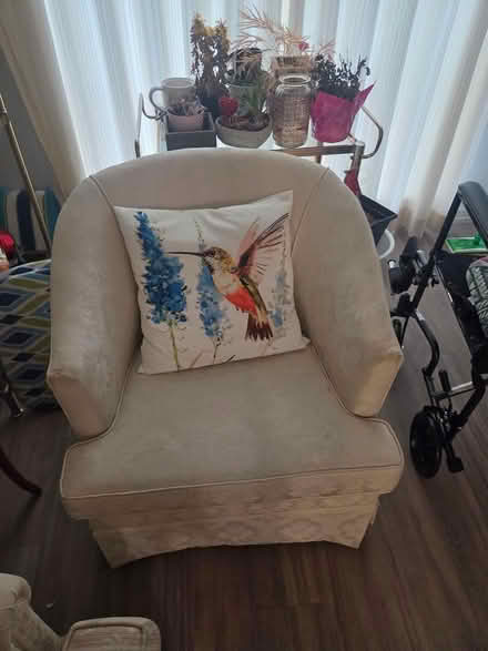 Photo of free Small Couch and two lounge chairs (East York) #2