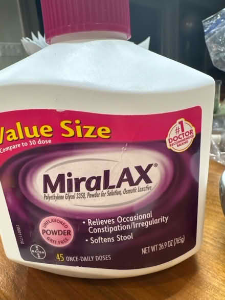 Photo of free Miralax (S Bellmore) #1