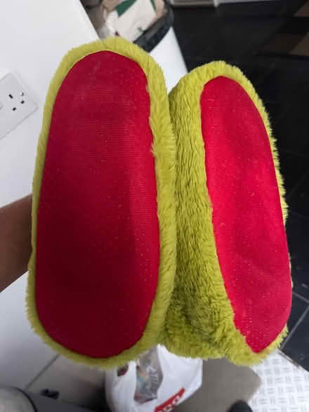 Photo of free Grinch slippers (Waterlooville PO7) #2