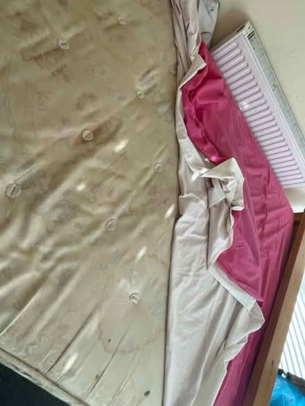 Photo of free Wooden frame double bed (Walkinstown) #2