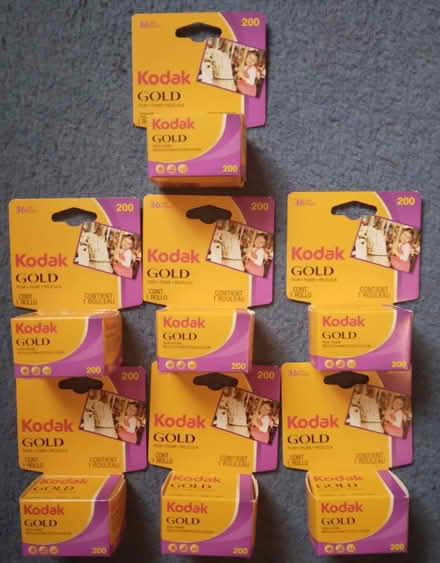 Photo of free Seven Kodak Gold 200ASA 35mm films 36 exposures (Kingsway BA2) #1