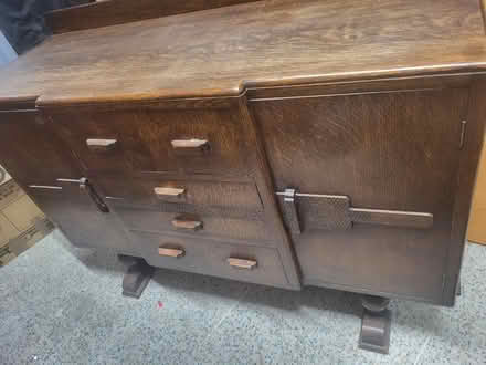 Photo of free Large wooden cabinet with drawers and cupboards (Cheltenham GL52) #1