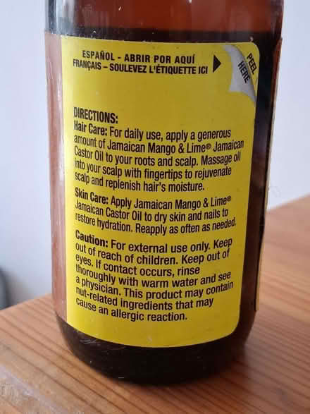 Photo of free Black castor oil (New Marston OX3) #3