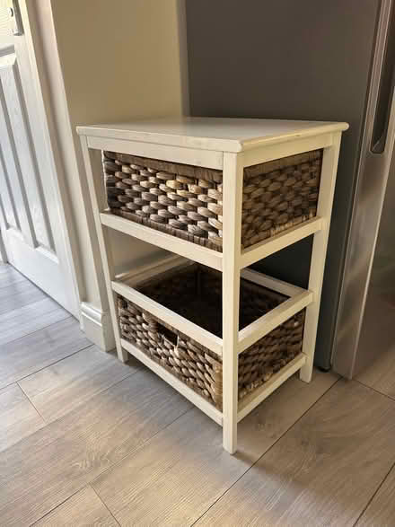 Photo of free White Wooden Storage Unit with 2 (Southfields SW19) #1