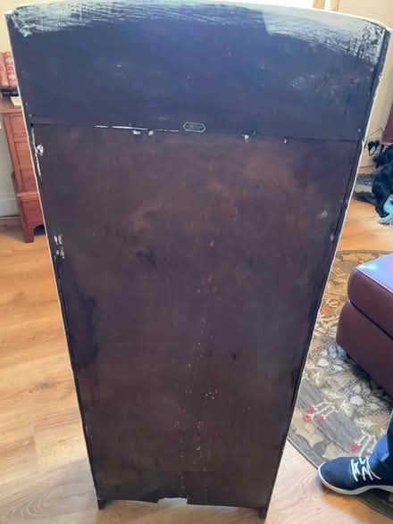 Photo of free Narrow oak bookcase painted (Erlestoke Devizes SN10) #2