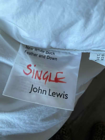 Photo of free Single duvet (Hellesdon NR6) #1