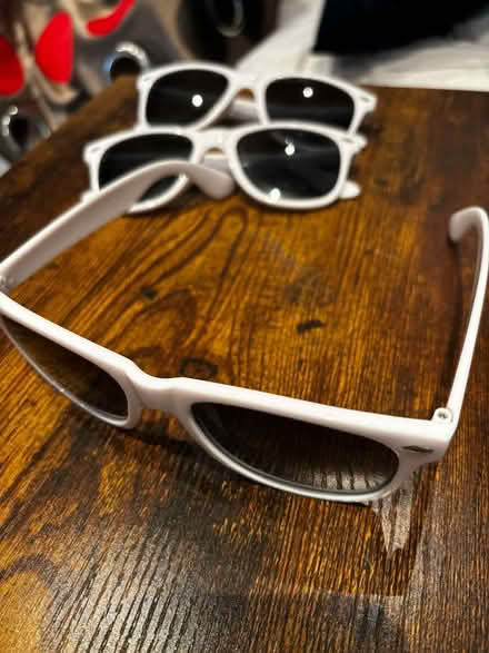 Photo of free 3x plastic white frame sunglasses (West Norwood SE21) #1