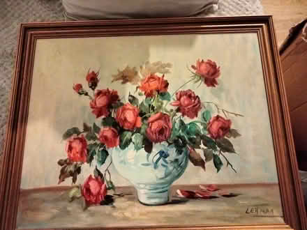 Photo of free Oil on canvas floral painting (B47) #1