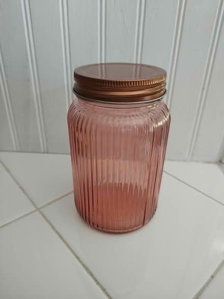 Photo of free Pink glass jar (Odenton) #1