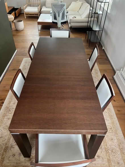 Photo of free Dining table + 6 chairs (Swiss Cottage NW8) #3