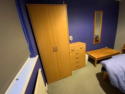 Photo of free Bedroom furniture (three pieces) (Woodley RG5) #1