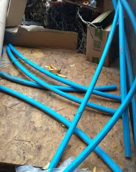 Photo of free Blue water pipes (Kings Furlong RG21) #1