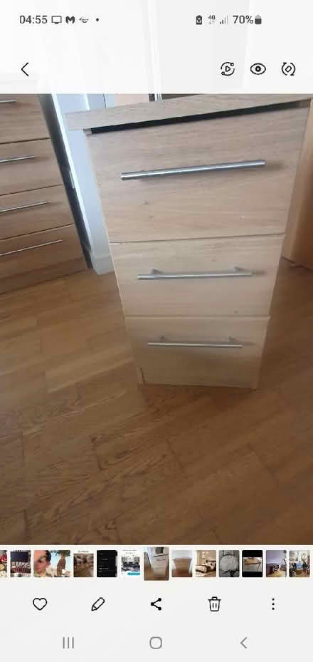 Photo of free Wardrobe, chest of drawers and x2 bedside tables (Castlefield M15) #2