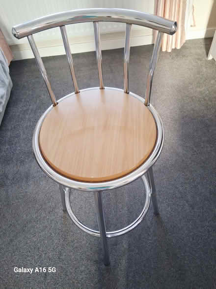 Photo of free Headboard, table and 2 chairs, fire , 3 stools (Penrith CA11) #4