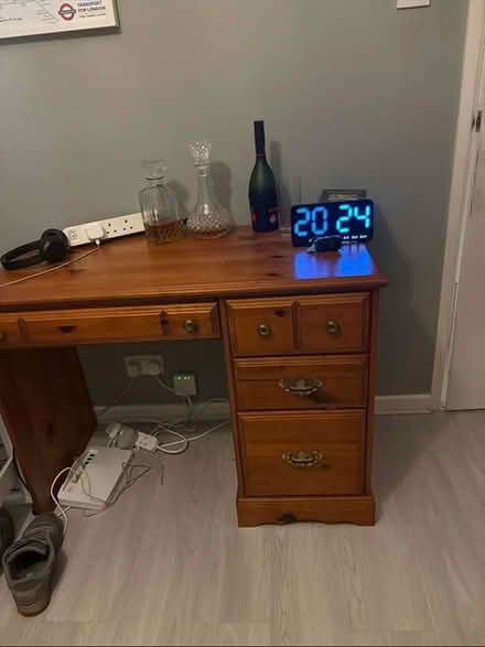 Photo of free Heavy wood desk (Claverley WV5) #3