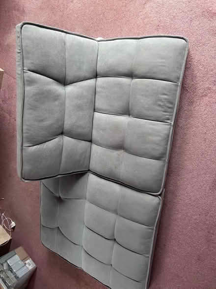 Photo of free Grey “click clack” sofa (Neatishead NR12) #2