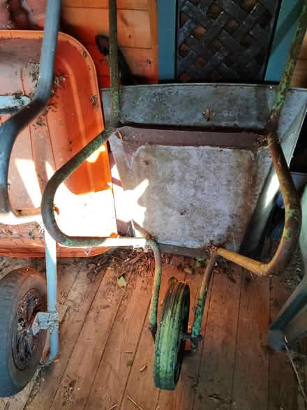 Photo of free Galvanized wheelbarrow (North Lichfield WS13) #1