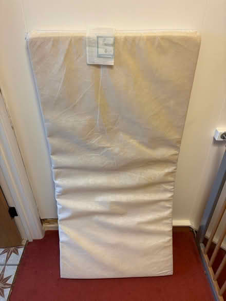 Photo of free Cot mattress (Abingdon OX14 2DQ) #1