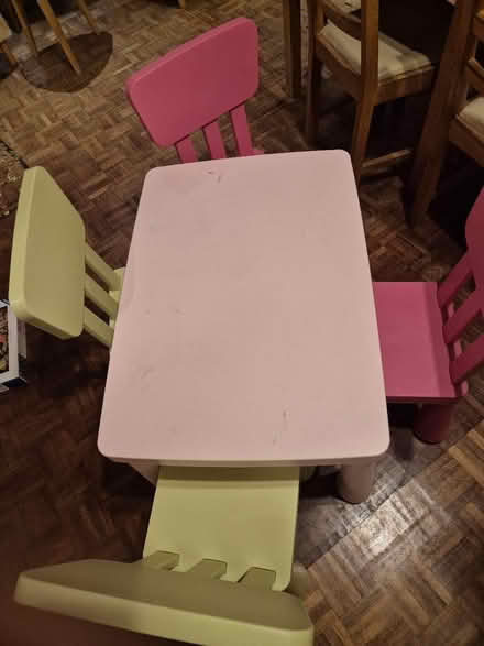 Photo of free Kids table and chairs (Broadbridge Heath RH12) #1