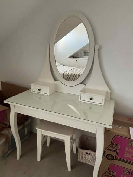 Photo of free Ikea dressing table & stool - white (Chiswick W4) #1