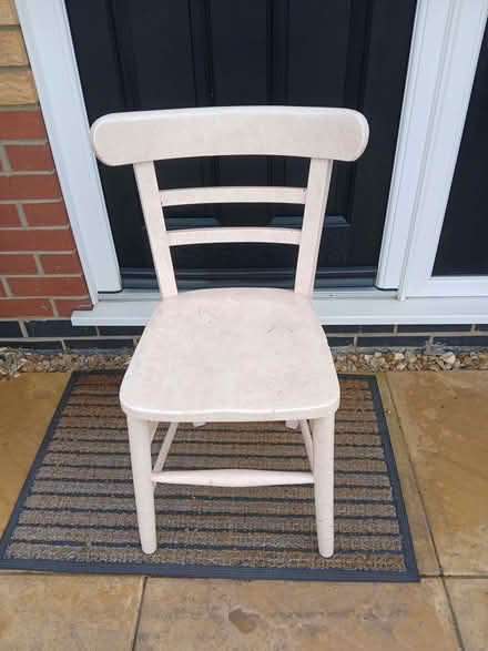 Photo of free Wooden dining/bedroom chair (Spalding PE11) #3