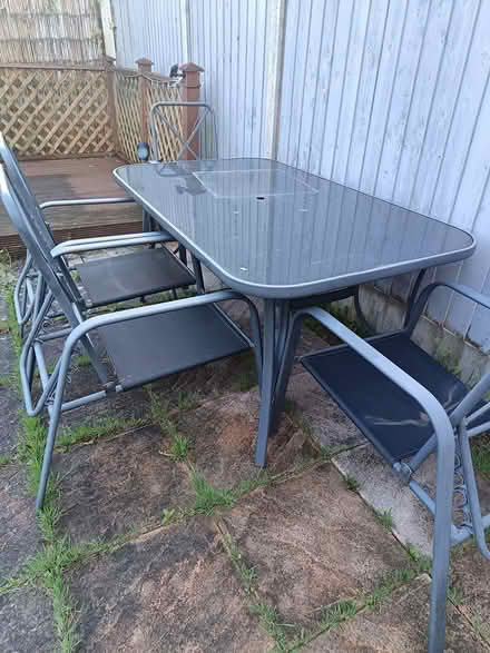 Photo of free Metal garden table (Greasby CH49) #2