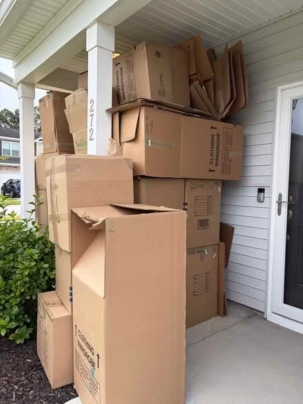 Photo of free moving boxes & packing paper (Off N Main St, Mackey Farms) #1