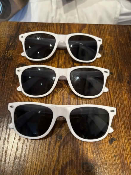 Photo of free 3x plastic white frame sunglasses (West Norwood SE21) #2