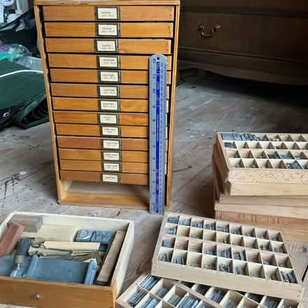 Photo of free Vintage letterpress type sets (New Eltham SE9) #1