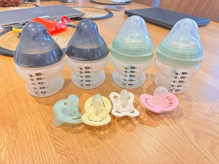 Photo of free Baby bottles & dummies (GU14) #1