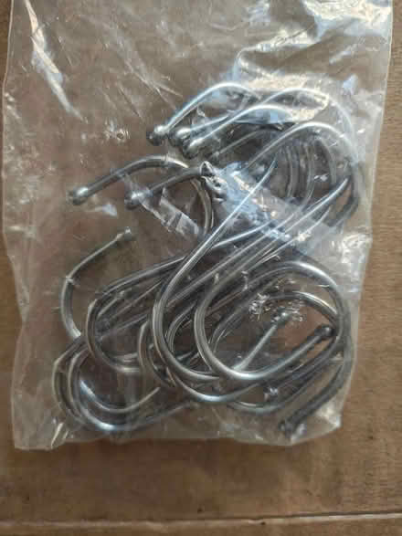 Photo of free Set of shower curtain hooks (Hamilton Heights) #2