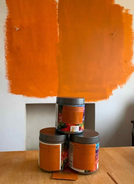 Photo of free Halloween? Pumpkin Orange paint testers (Nailsworth GL6) #1