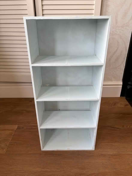 Photo of free Light blue shelving unit (Hove, BN3) #1