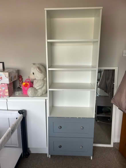 Photo of free Shelving unit with two drawers (Northwick,Worcester WR3) #1