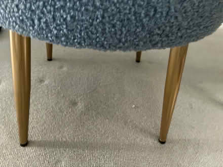 Photo of free Blue Upholstered Accent Chair (East Sheen) #4