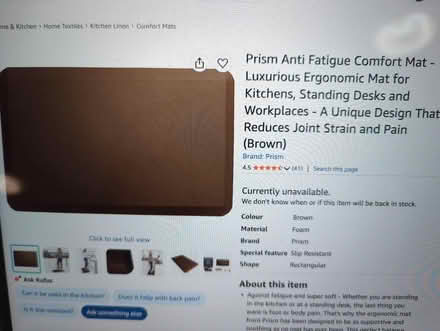 Photo of free Anti-fatigue mat, e.g. for standing desk users (Jericho OX2) #1