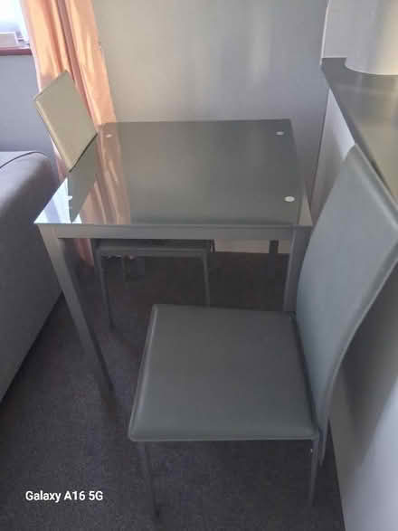 Photo of free 3 stools, headboard, table and 2 chairs, fire (Penrith CA11) #2