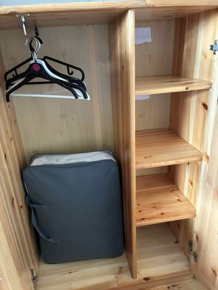 Photo of free Small Wooden wardrobe to go (Clogherhead, Co Louth) #2