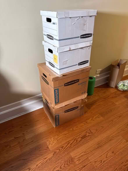 Photo of free 4 bankers boxes (Riverdale, Bronx, New York) #1