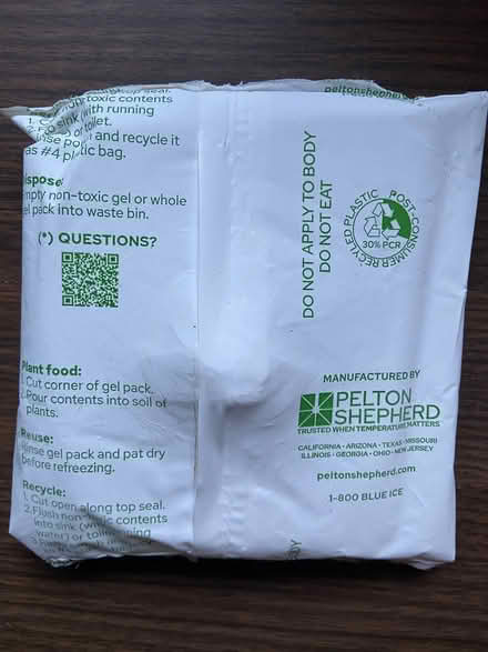 Photo of free Non-toxic ice packs (Ann Arbor Northwest Side) #2