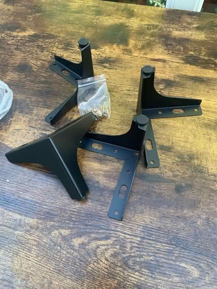 Photo of free Black metal furniture legs (Reigate RH2) #1