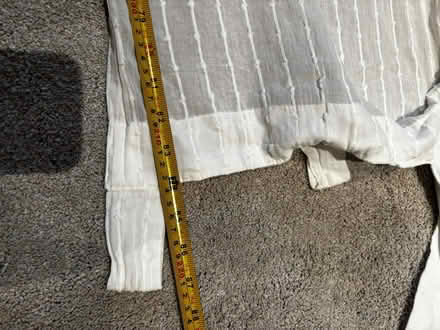 Photo of free Tab top curtain white sheer x 1 (West Norwood SE21) #2
