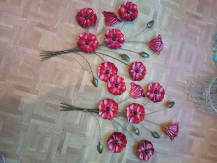 Photo of free Red metal wall art (Rose Hill OX4) #1