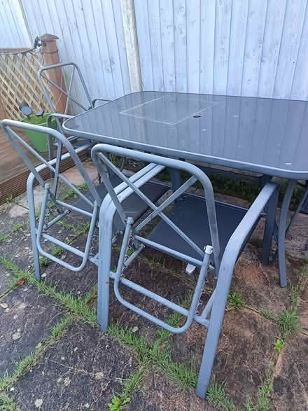 Photo of free Metal garden table (Greasby CH49) #1