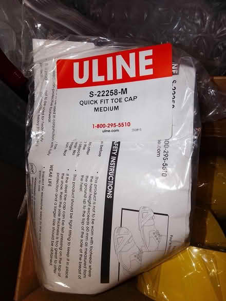 Photo of free Yellow Tape New Steel Toe Temp (Markham) #2