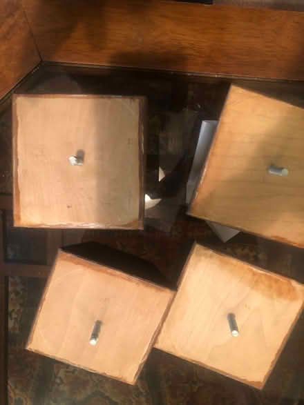 Photo of free set of four solid wood sofa legs from Conran sofa (Marylebone W1H) #2